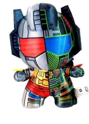 Colorful robot-shaped USB drive on a white background