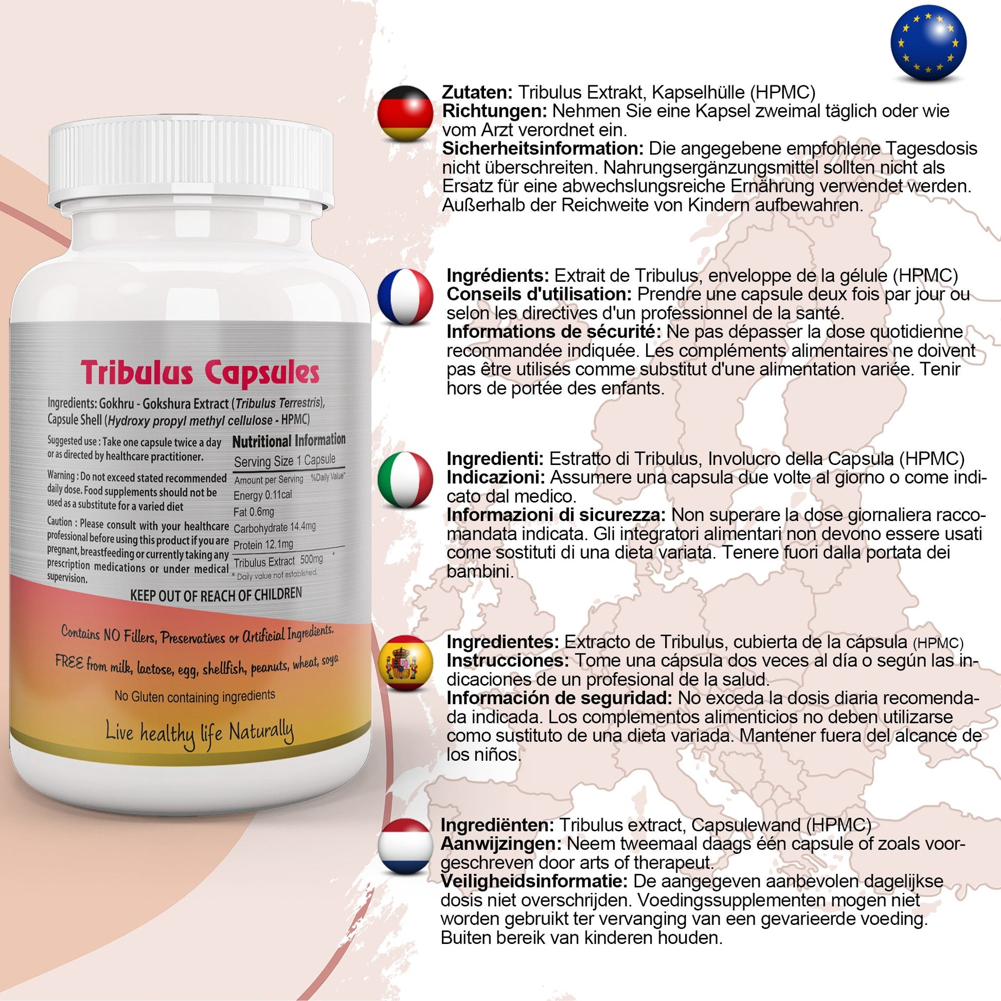 Tribulus Terrestris Extract Capsules