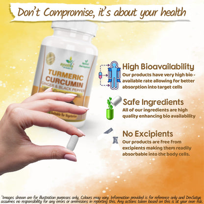 Turmeric with Ginger and Black pepper Capsule