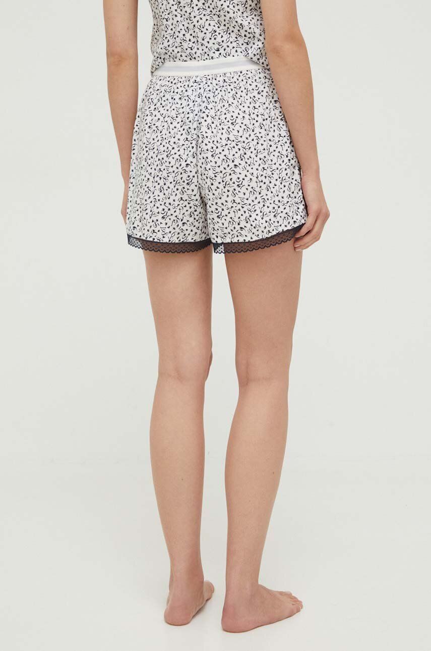 Tommy Hilfiger WOVEN SHORT PRINT Womens Shorts Feather Print Ecru