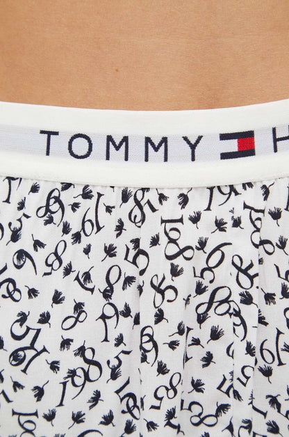 Tommy Hilfiger WOVEN SHORT PRINT Womens Shorts Feather Print Ecru