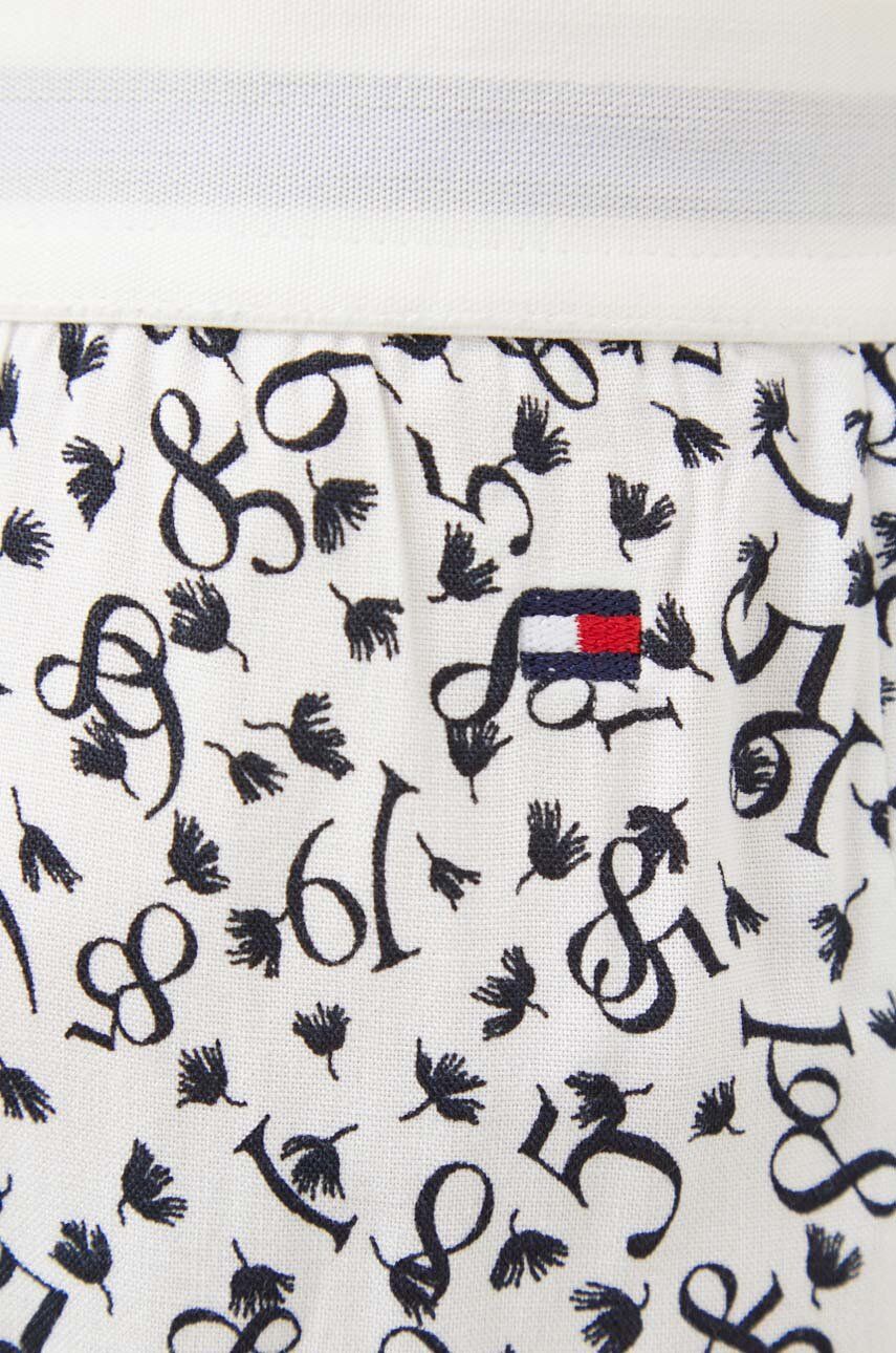 Tommy Hilfiger WOVEN SHORT PRINT Womens Shorts Feather Print Ecru