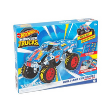 Hot Wheels Monster Trucks toy set packaging on a white background