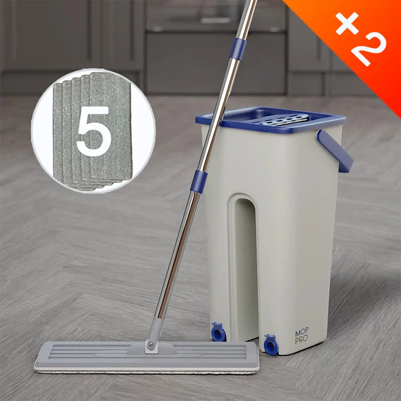 Mop PRO Compact - Multi-Functional Wash & Dry Mop and Bucket Set