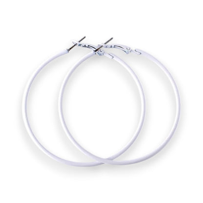 Amnesia Jewellery | Large Colourful Party Fashion Hoop Earrings