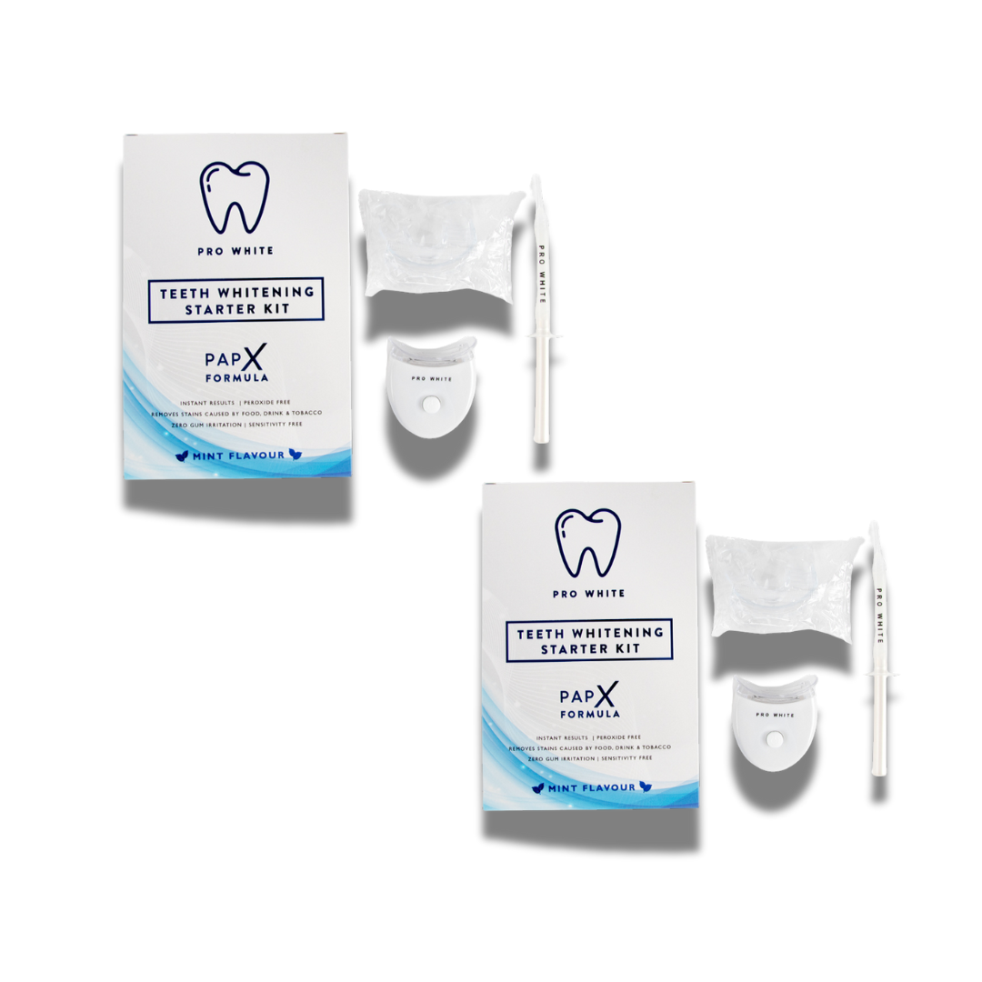 Whiten Together x2 PAP-X™ Teeth Whitening Starter Kits