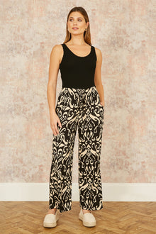 Black Fine Knit Vest Top