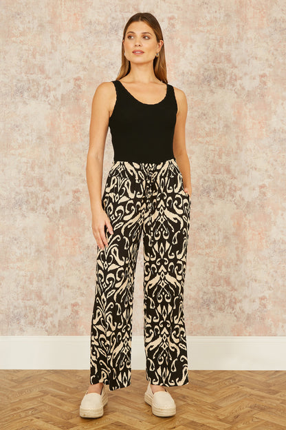 Black Fine Knit Vest Top