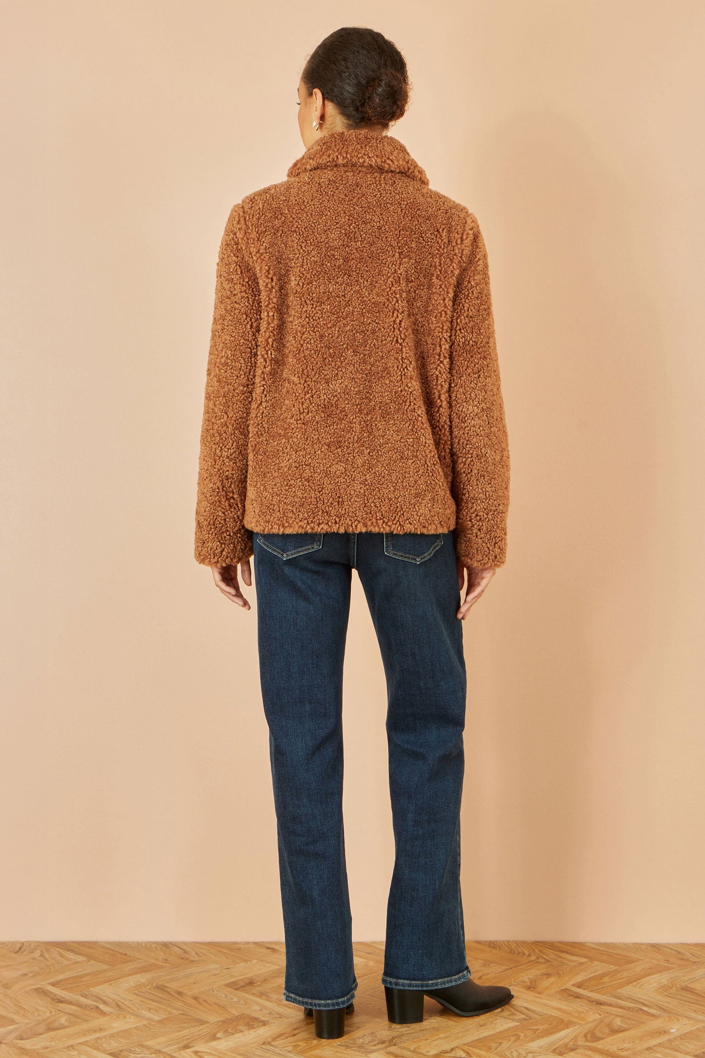 Brown Short Teddy Bear Jacket