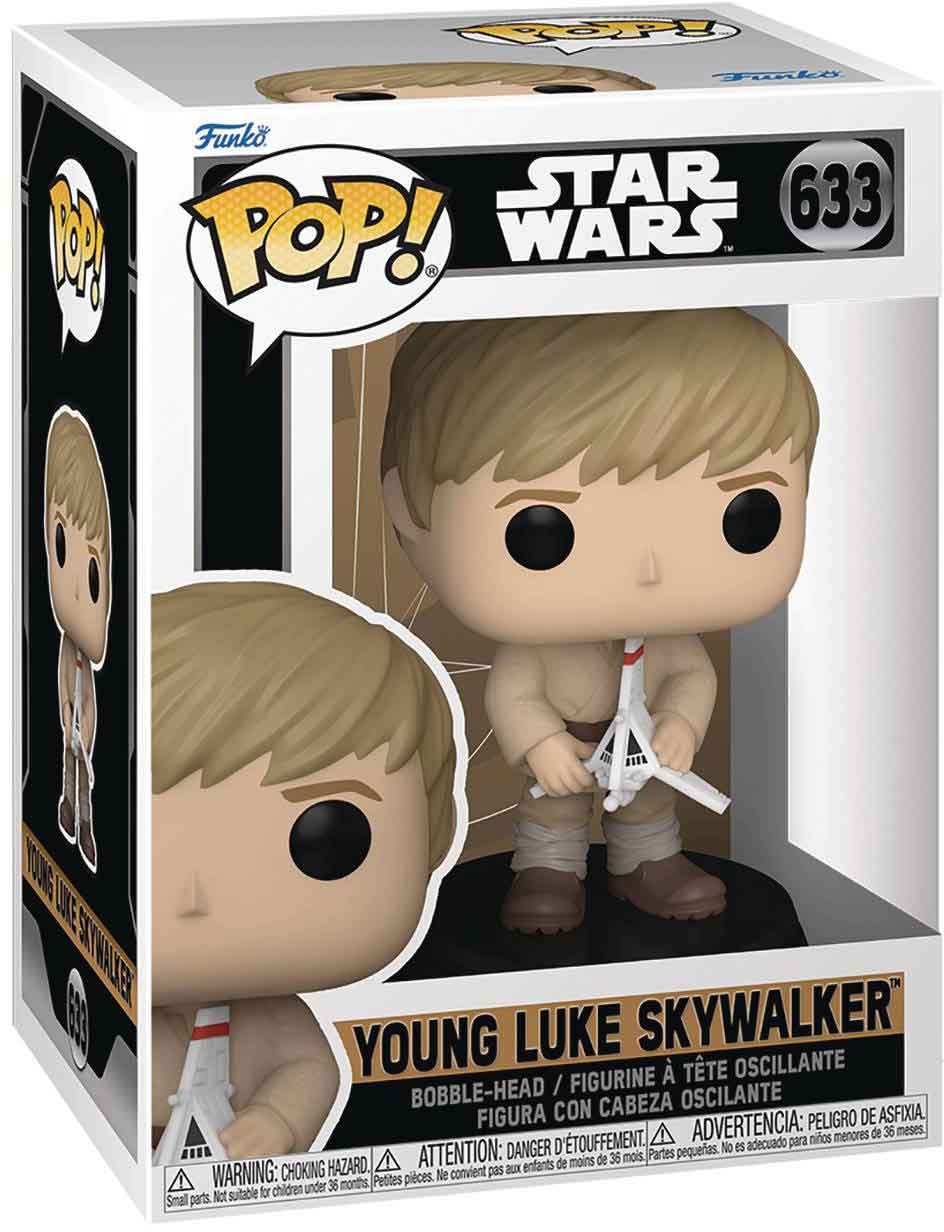 Funko Pop! packaging of Young Luke Skywalker from Star Wars