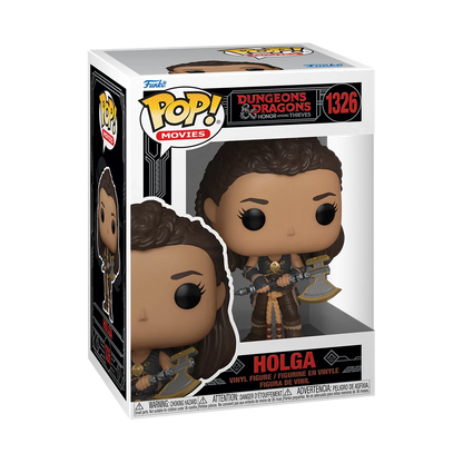 Funko Pop! vinyl figure packaging for 'Dungeons & Dragons' with character illustration on a white background