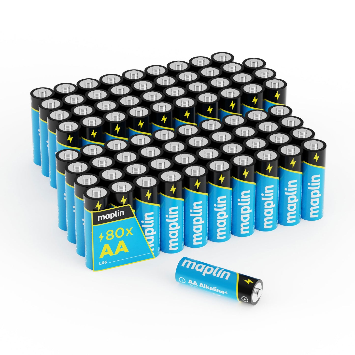 AA LR6 1.5V Alkaline Batteries 7 Year Shelf Life High Performance