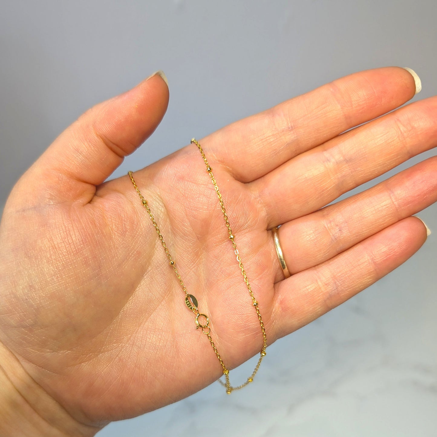Amelia 1mm Satellite Chain
