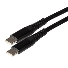 USB-C to USB-C 60W PD Braided Cable - Black