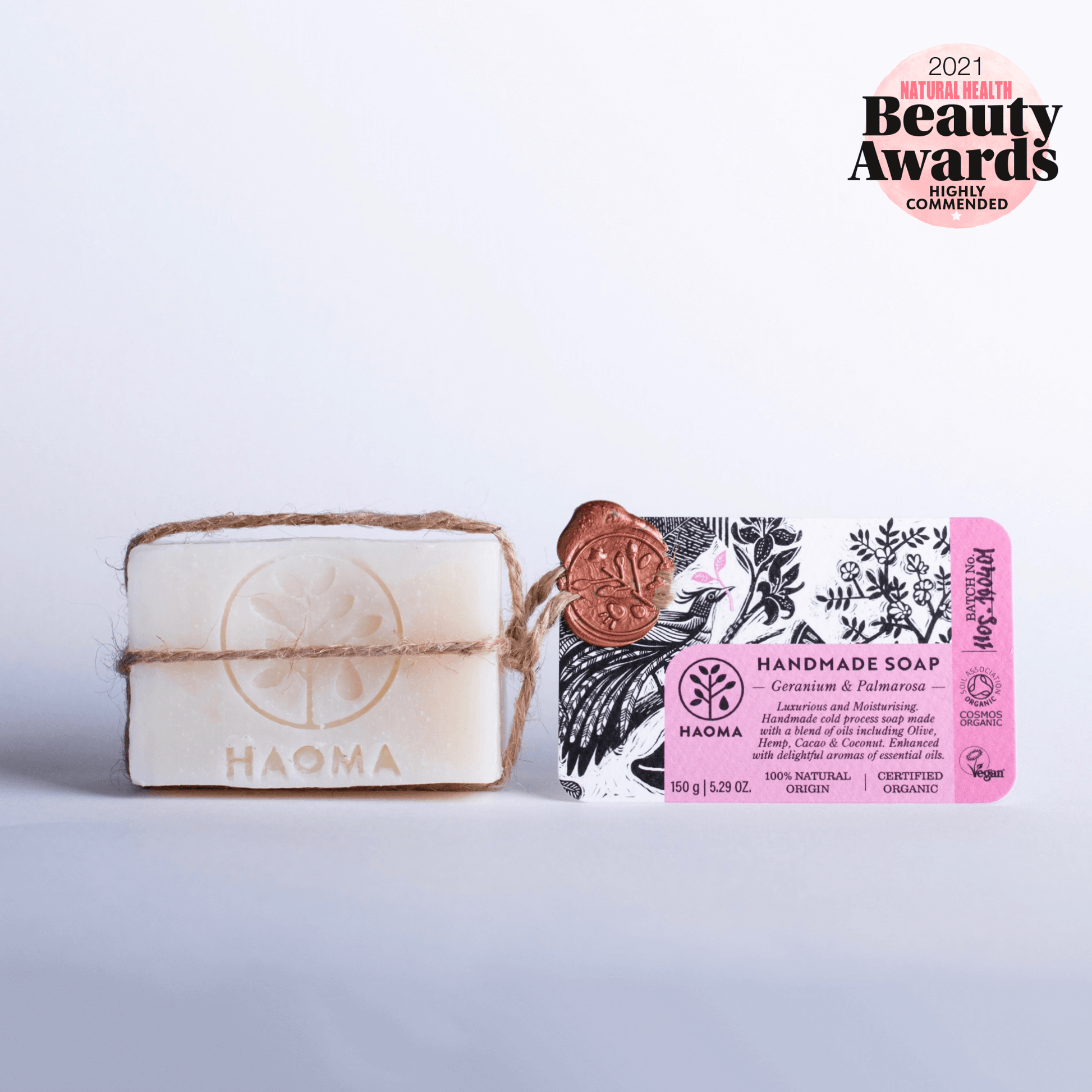 Handmade Geranium & Palmarosa Soap