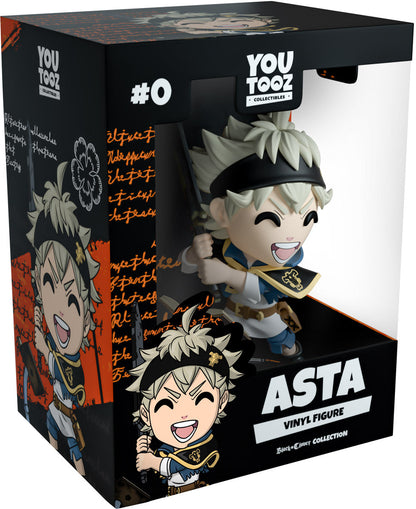 YOU TOOZ Asta vinyl figure packaging with character illustration on a white background