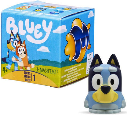 Bluey toy figure with packaging on a white background