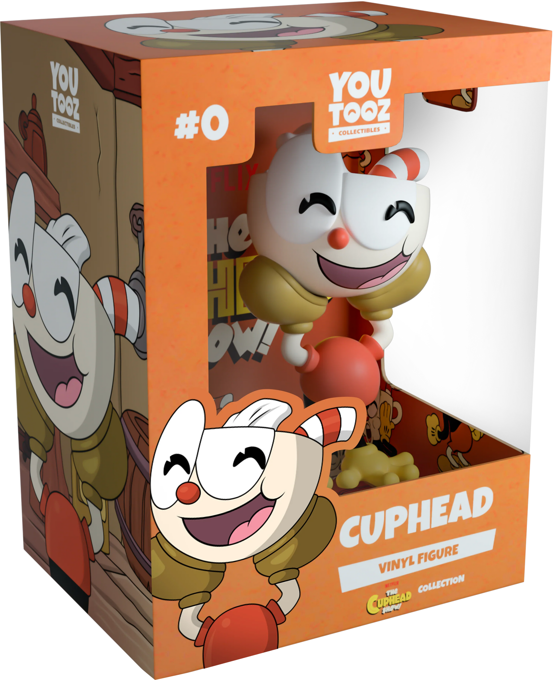 Cuphead vinyl figure in packaging with 'YouTooz' branding