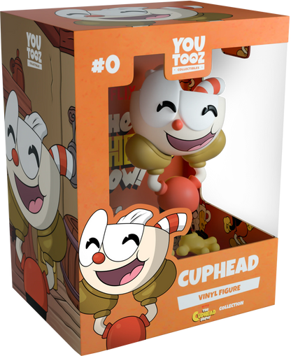 Cuphead vinyl figure in packaging with 'YouTooz' branding