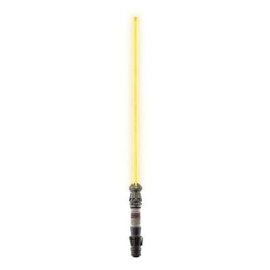 Light saber with yellow blade on a white background