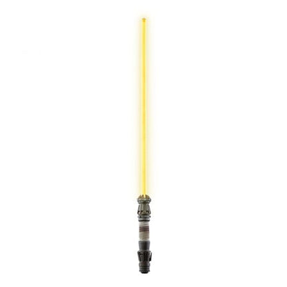 Light saber with yellow blade on a white background
