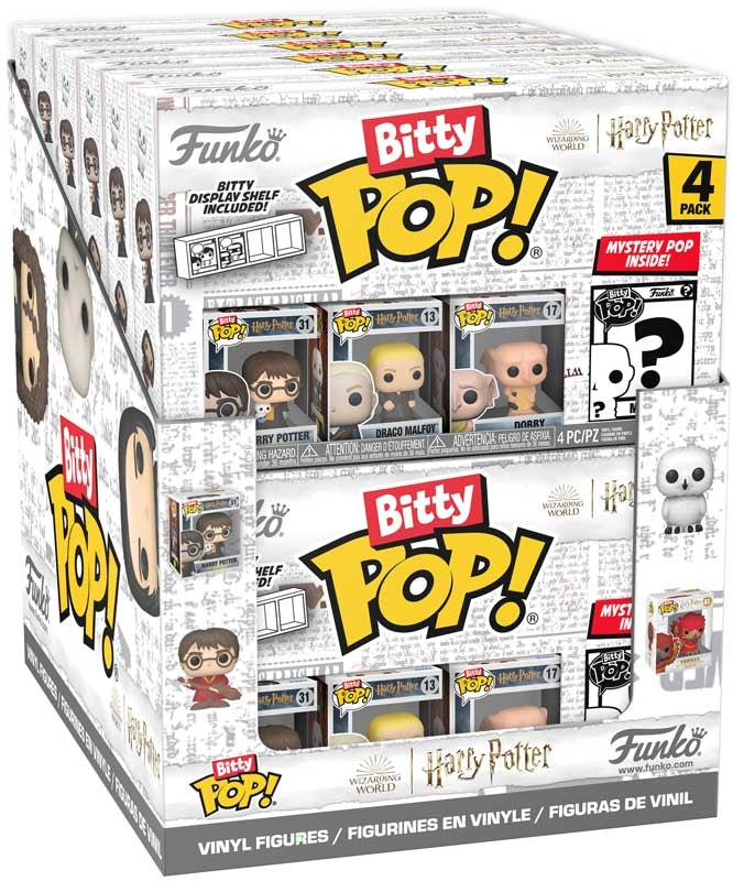 Funko Bitty Pop! Harry Potter vinyl figures packaging with multiple boxes.