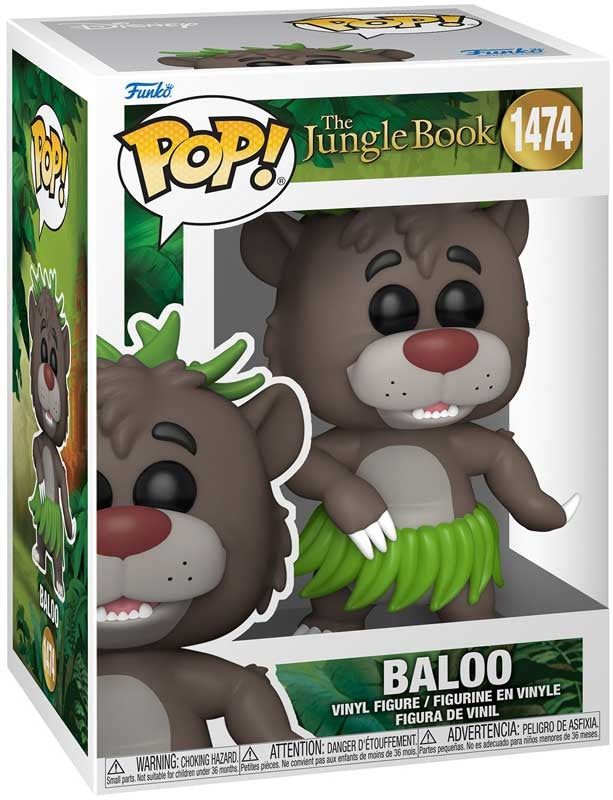 Funko Pop! vinyl figure packaging of Baloo from The Jungle Book