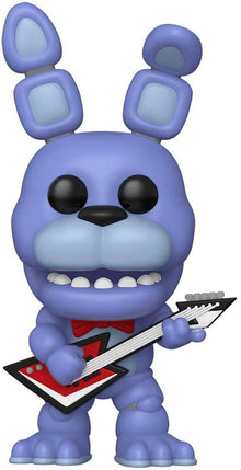 Bonnie from Five Nights at Freddy's  character with a guitar on a white background
