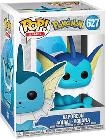 Vaporeon Funko Pop! vinyl figure in packaging with Pokemon branding