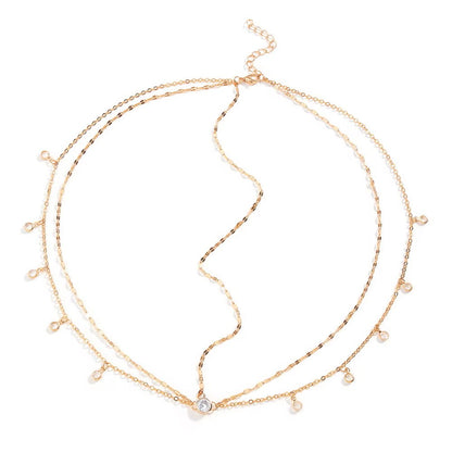 Amnesia Jewellery | Gold Coloured Headdress. Elevate your style with our gold plated stainless steel rhinestone headdress, designed to dazzle whether you're hitting the parties or walking down the aisle. Shop now for quality Jewellery/Jewelry!