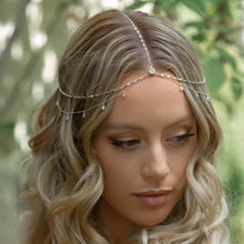 Amnesia Jewellery | Gold Coloured Headdress. Elevate your style with our gold plated stainless steel rhinestone headdress, designed to dazzle whether you're hitting the parties or walking down the aisle. Shop now for quality Jewellery/Jewelry!
