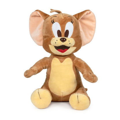 Plush toy Jerry is a Mouse cartoon character with a brown body and tan face on a white background