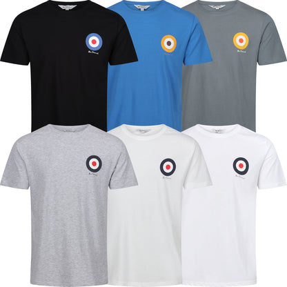 Ben Sherman Crew Neck Target T-Shirt in soft cotton. Iconic logo, stylish fit & everyday comfort. Classic British Style. Shop now at New, Used and More!