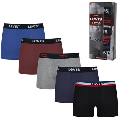 Levi’s 5 Pack Boxer Briefs. Soft cotton-blend, logo waistband & all-day comfort. Classic style & quality. Shop now at New, Used and More!