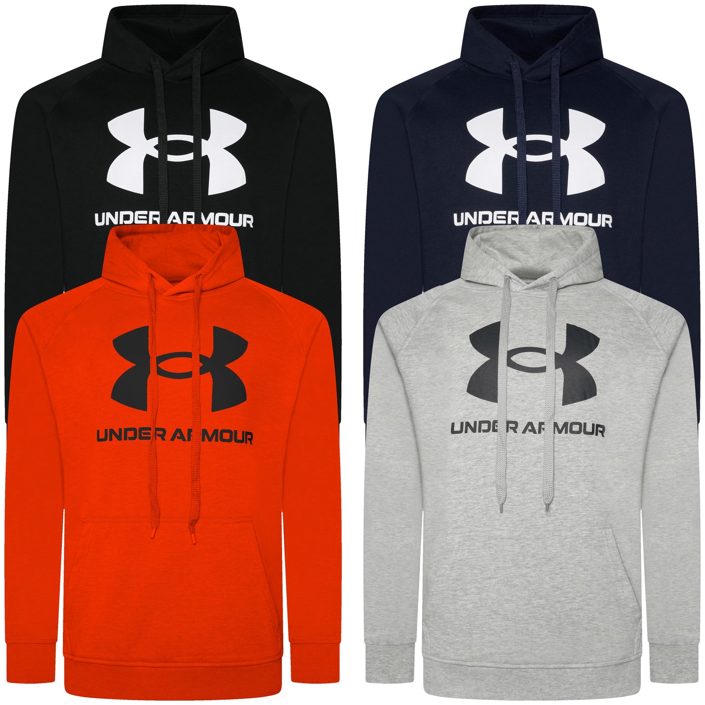 Under Armour Rival Fleece Big Logo Hoodie. Soft cotton-blend, warm brushed interior & sporty style. Perfect comfort. Shop now at New, Used and More!