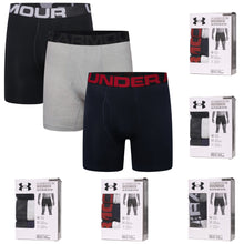 Under Armour 6" Charged Cotton Boxerjocks 3 Pack. Soft, stretchy & quick-drying for comfort and performance. Shop now at New, Used and More!