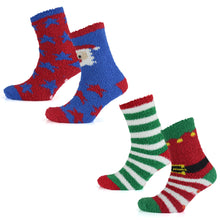 RJM Cosy Christmas 2 Pair Slipper Socks