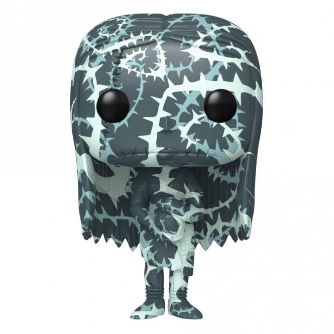 Funko Pop! vinyl figure Sally with camouflage pattern on a white background