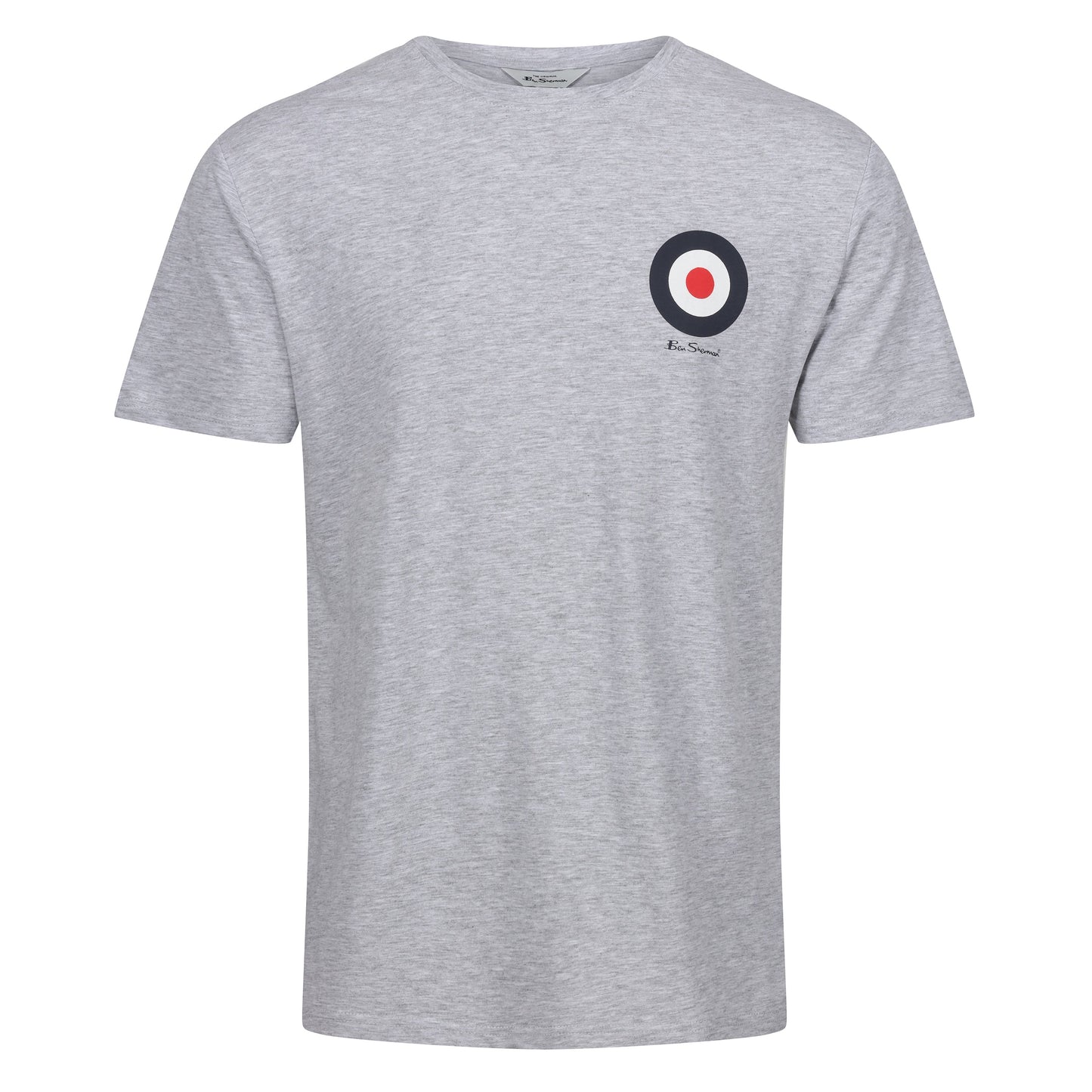 Ben Sherman Crew Neck Target T-Shirt in soft cotton. Iconic logo, stylish fit & everyday comfort. Classic British Style. Shop now at New, Used and More!