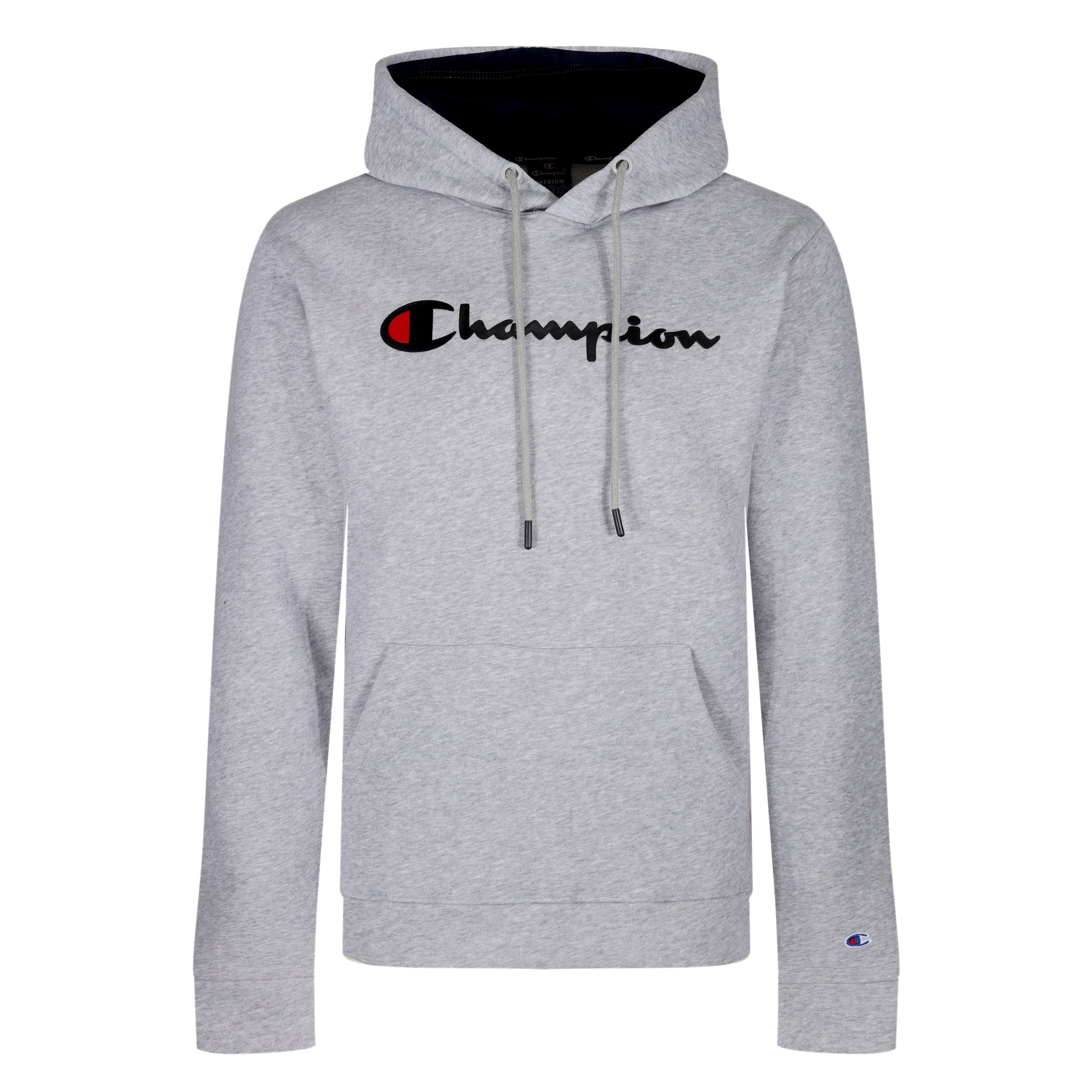 Champion Script Logo Hoodie in soft cotton-blend. Stylish, comfortable & casual, perfect for layering up during winter. Shop now at New, Used and More!