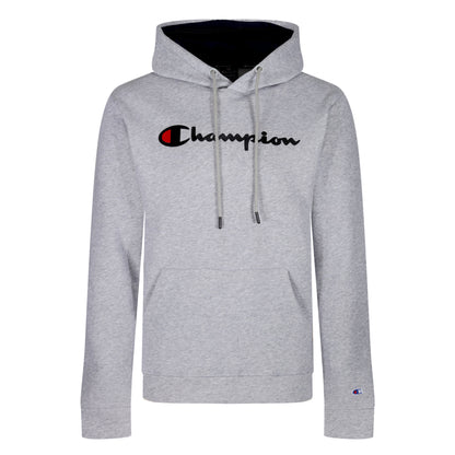 Champion Script Logo Hoodie in soft cotton-blend. Stylish, comfortable & casual, perfect for layering up during winter. Shop now at New, Used and More!