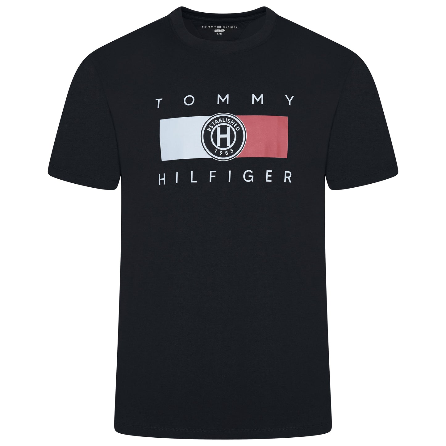 Tommy Hilfiger Graphic Print T-Shirt in soft cotton. Stylish, comfortable & iconic casual wear. Shop premium fashion at New, Used and More!