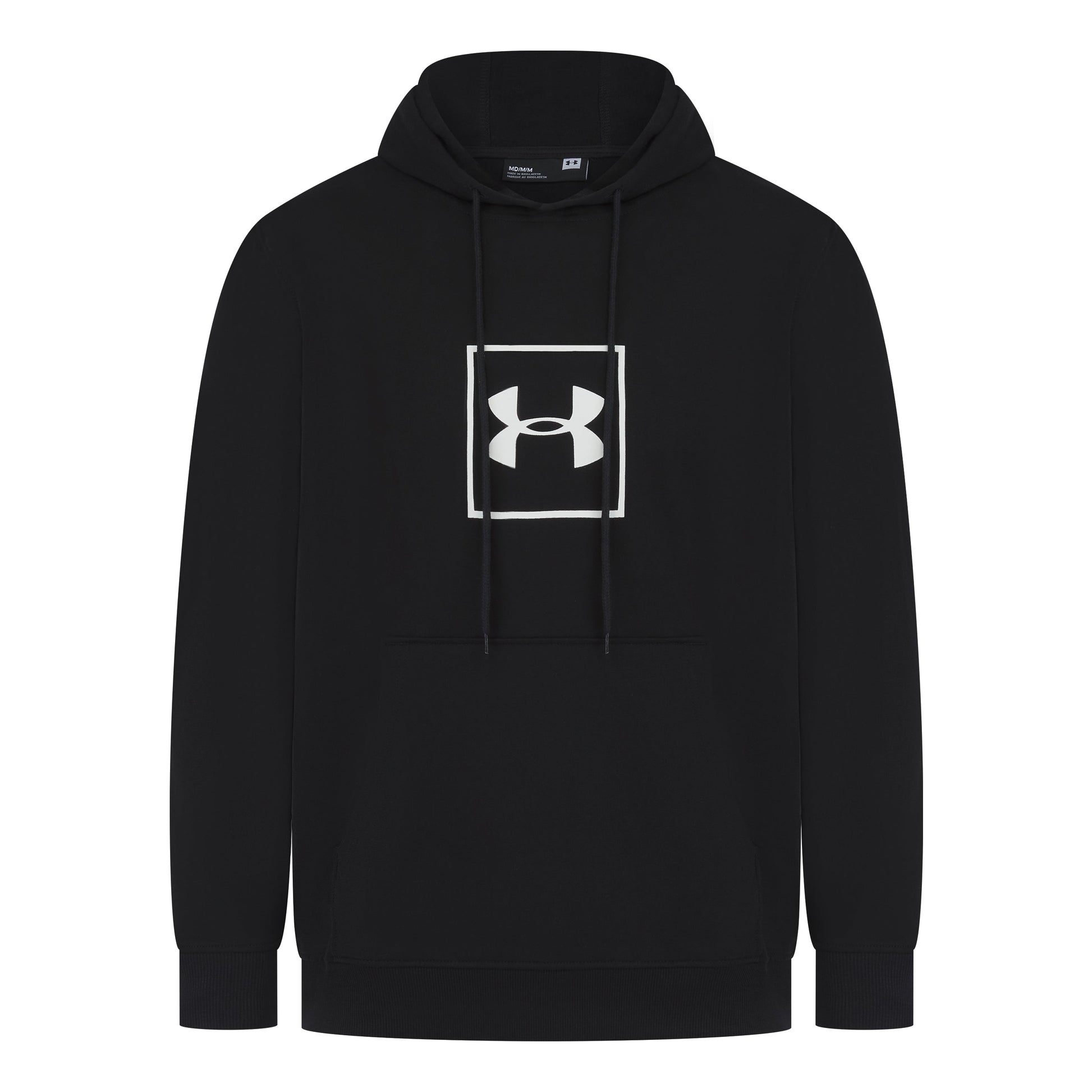 Under Armour Rival Box Logo Fleece Hoodie in soft fleece. Warm, comfortable & stylish for casual wear or workouts. Shop now at New, Used and More!