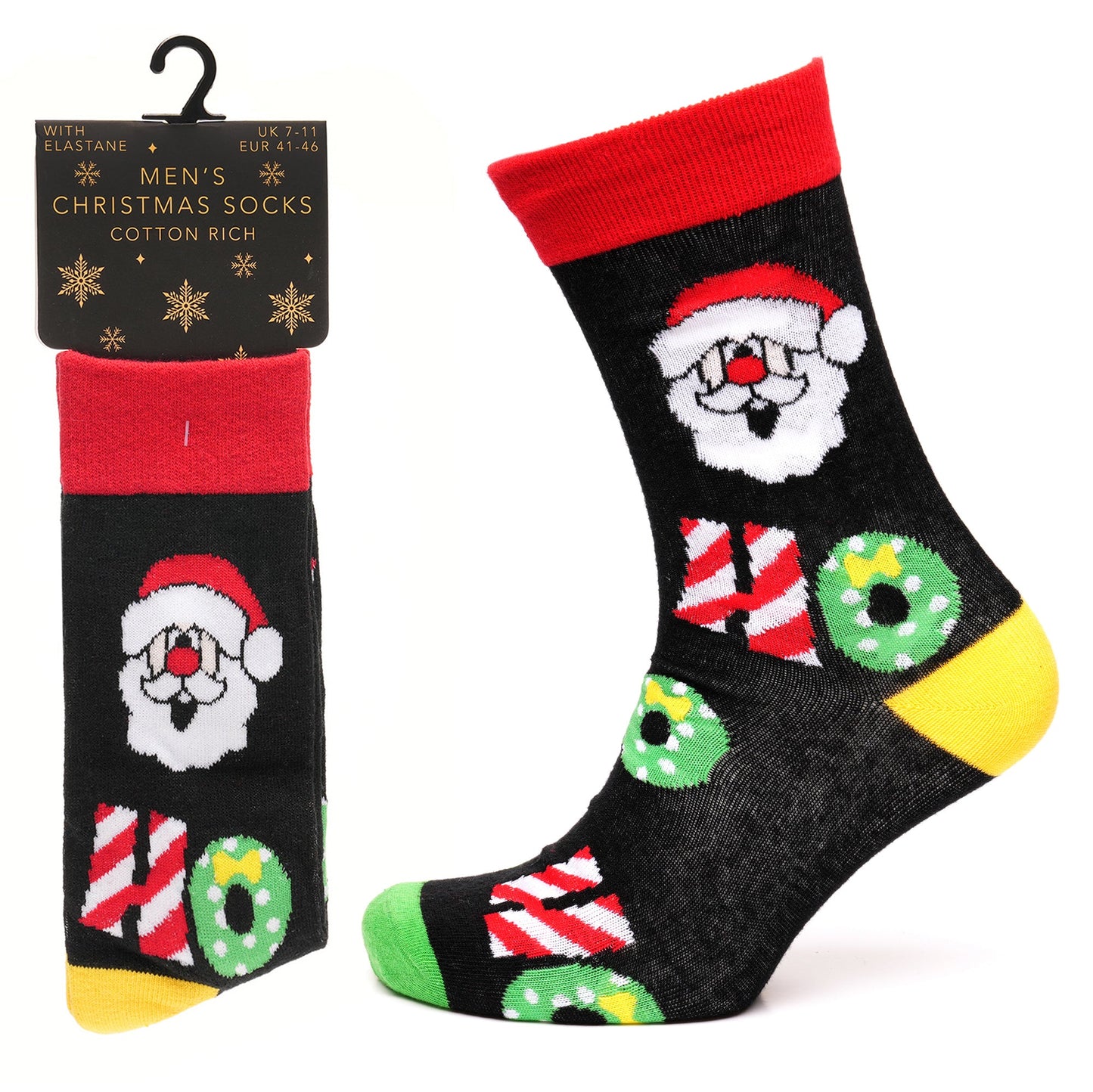RJM Cotton Rich 1 Pair Christmas Socks