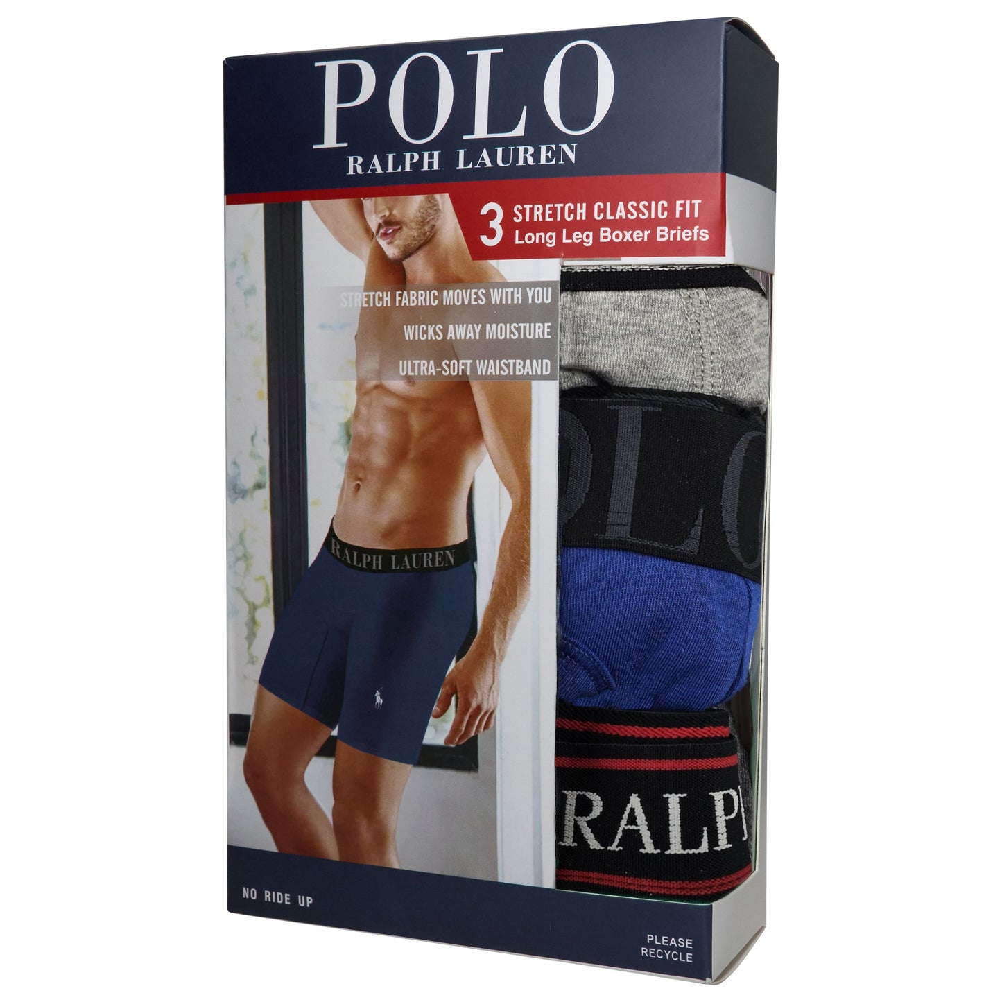 Polo Ralph Lauren 3 Pack Long Leg Boxers. Soft cotton-blend, signature logo waistband & premium comfort. Shop now at New, Used and More!