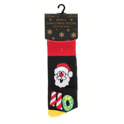 RJM Cotton Rich 1 Pair Christmas Socks