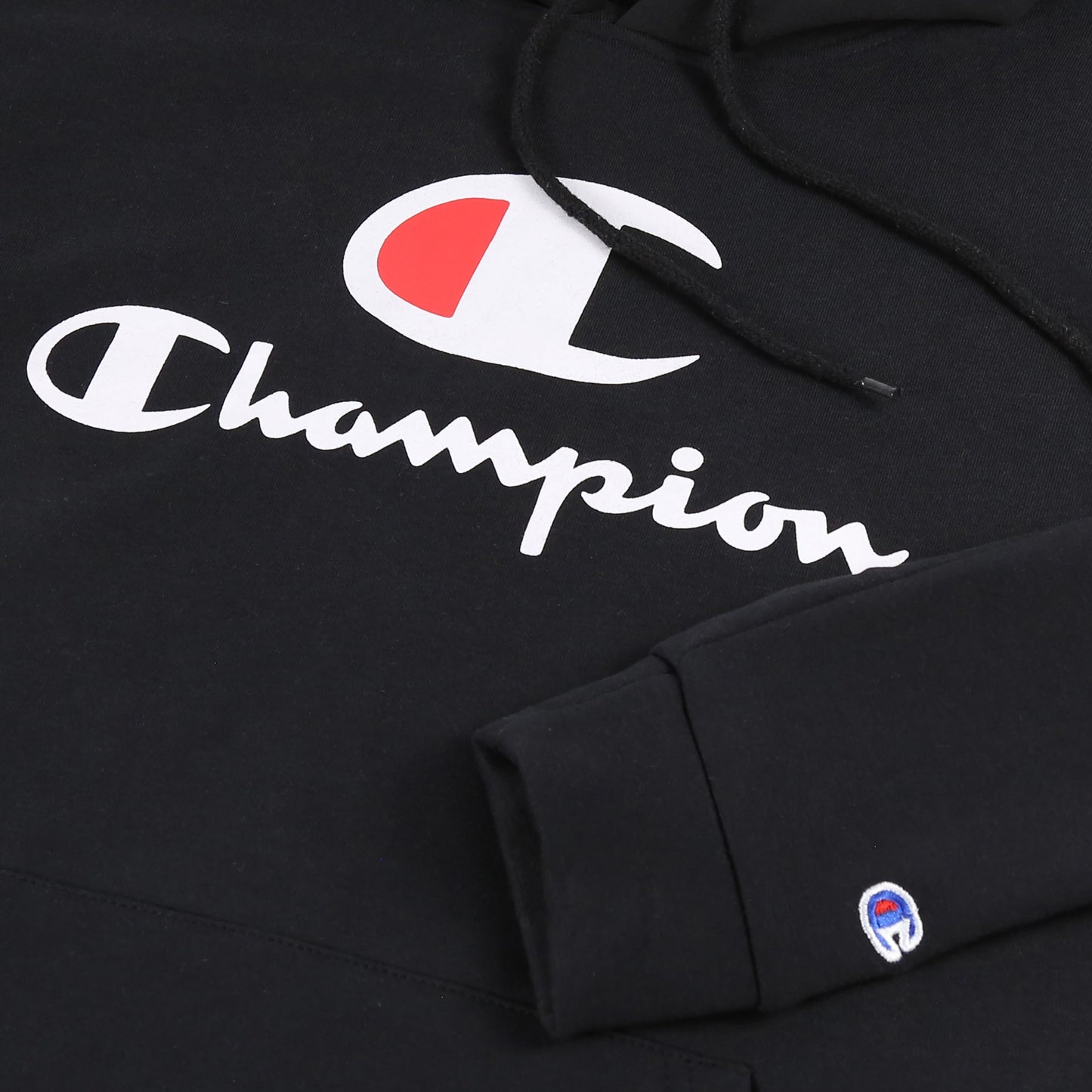 Champion Logo Hoodie in soft cotton-blend. Stylish, comfortable & casual - perfect for layering. Shop now at New, Used and More!
