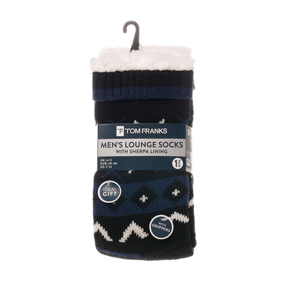 Tom Franks 1 Pair Chunky Knit Sherpa Slipper Socks