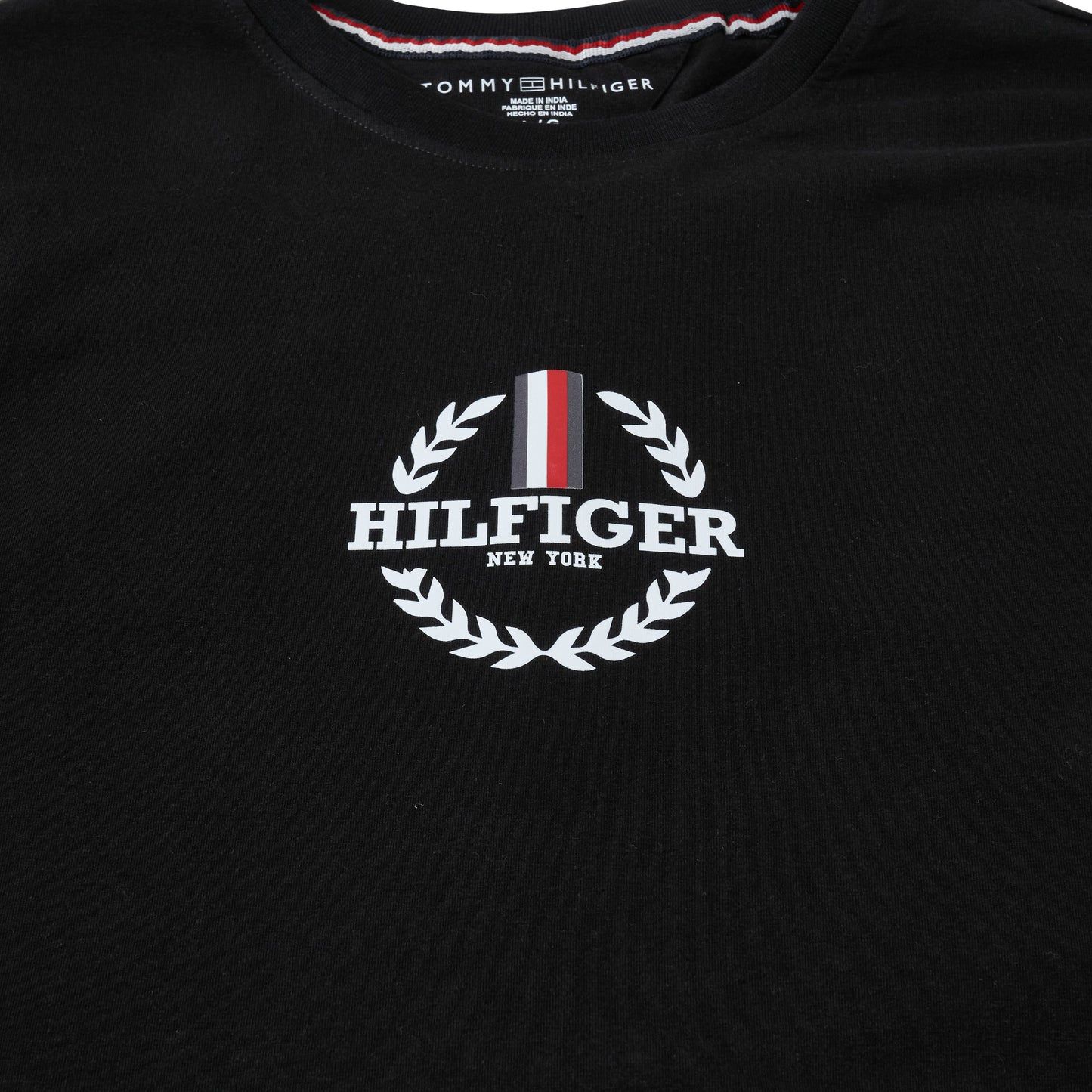 Tommy Hilfiger Global Stripe Print Graphic T-Shirt