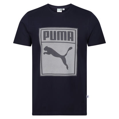 Puma Diagonal Stripe Graphic T-Shirt in soft cotton. Stylish, breathable & comfortable for casual or athletic wear. Shop now at New, Used and More!